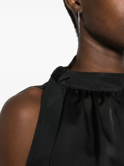 SACAI Camicie<CAMICIA FABRIC COMBO Nero