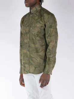 TOM FORD Camicie<CAMICIA FLUID Verde