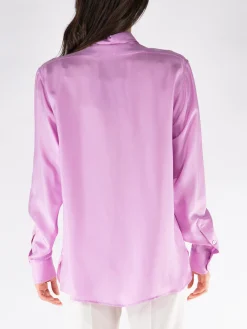 TOM FORD Camicie<CAMICIA FLUID SILK TWILL Rosa