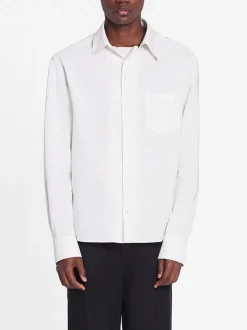 LANVIN Camicie|Giacche<CAMICIA FOLDED Bianco
