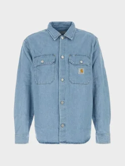 CARHARTT WIP Camicie<CAMICIA HARVEY Azzurro