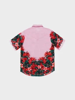 MAUNA-KEA Camicie<CAMICIA HAWAIIAN Arancione, Nero, Rosa, Verde