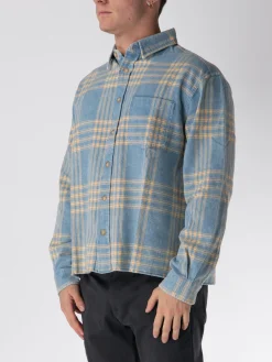 JOHN ELLIOTT Camicie<CAMICIA HEMI Azzurro, Giallo