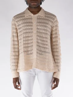 SÉFR Camicie<CAMICIA IN MAGLIA YASU Beige