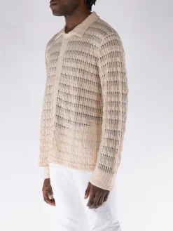 SÉFR Camicie<CAMICIA IN MAGLIA YASU Beige