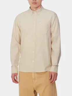 CARHARTT WIP Camicie<CAMICIA LONGSLEEVE C-LOGO Beige