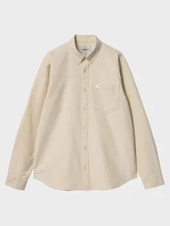 CARHARTT WIP Camicie<CAMICIA LONGSLEEVE C-LOGO Beige
