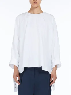 S MAXMARA Camicie<CAMICIA MORBIDA MAYA Bianco