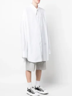 MM6 MAISON MARGIELA Camicie<CAMICIA OVERSIZE Bianco