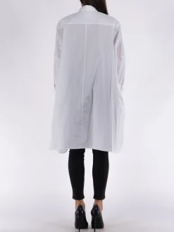 JIL SANDER Camicie<CAMICIA OVERSIZED BOXY Bianco