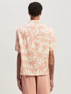 PALM ANGELS Camicie<CAMICIA PALM Bianco, Rosa