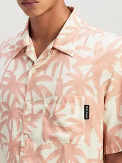 PALM ANGELS Camicie<CAMICIA PALM Bianco, Rosa