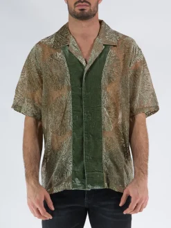 DAILY PAPER Camicie<CAMICIA PARNIAN Beige, Verde