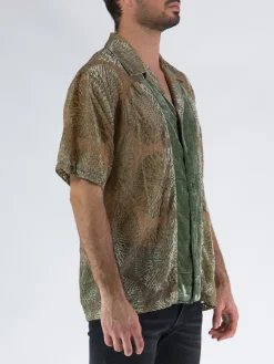 DAILY PAPER Camicie<CAMICIA PARNIAN Beige, Verde