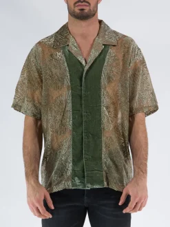 DAILY PAPER Camicie<CAMICIA PARNIAN Beige, Verde