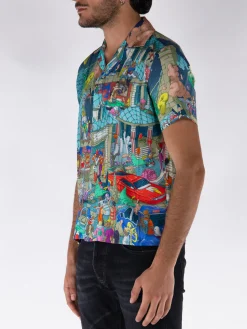 MEMBERS OF THE RAGE Camicie<CAMICIA PARTY VACATION Multicolor
