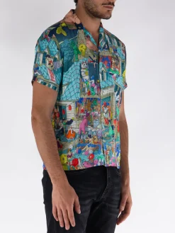 MEMBERS OF THE RAGE Camicie<CAMICIA PARTY VACATION Multicolor