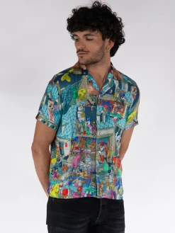 MEMBERS OF THE RAGE Camicie<CAMICIA PARTY VACATION Multicolor