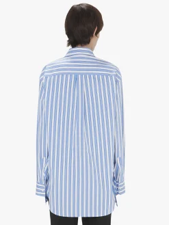 JW ANDERSON Camicie<CAMICIA PEPLUM Azzurro, Bianco