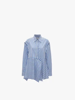 JW ANDERSON Camicie<CAMICIA PEPLUM Azzurro, Bianco