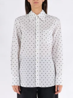MARNI Camicie<CAMICIA POIS Bianco, Nero
