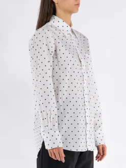 MARNI Camicie<CAMICIA POIS Bianco, Nero