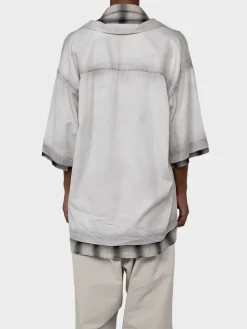 MAISON MIHARA YASUHIRO Camicie<CAMICIA RC TWILL DOUBLE LAYERED Grigio