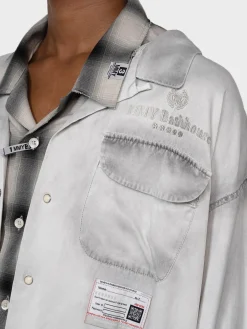 MAISON MIHARA YASUHIRO Camicie<CAMICIA RC TWILL DOUBLE LAYERED Grigio