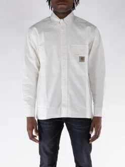 CARHARTT WIP Camicie<CAMICIA RENO Bianco