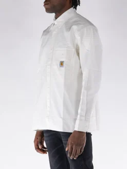 CARHARTT WIP Camicie<CAMICIA RENO Bianco