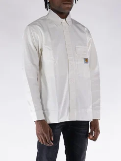 CARHARTT WIP Camicie<CAMICIA RENO Bianco