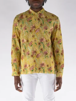 SÉFR Camicie<CAMICIA RIPLEY Giallo, Marrone
