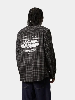 CARHARTT WIP Camicie<CAMICIA RUNWAY MILLET Bianco, Marrone, Nero, Rosso