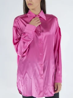 TOM FORD Camicie<CAMICIA SATIN Rosa