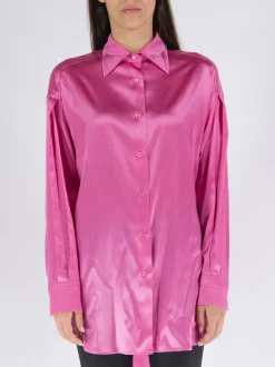 TOM FORD Camicie<CAMICIA SATIN Rosa
