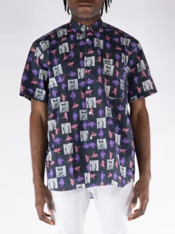 COMME DES GARCONS SHIRT Camicie<CAMICIA SHIRT WOVEN Grigio, Nero, Rosa, Viola