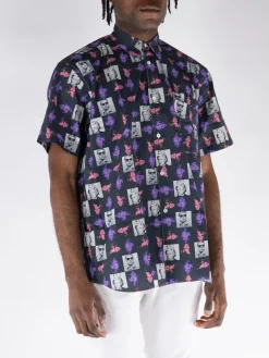 COMME DES GARCONS SHIRT Camicie<CAMICIA SHIRT WOVEN Grigio, Nero, Rosa, Viola