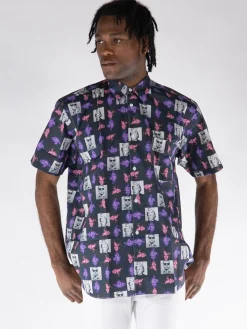 COMME DES GARCONS SHIRT Camicie<CAMICIA SHIRT WOVEN Grigio, Nero, Rosa, Viola