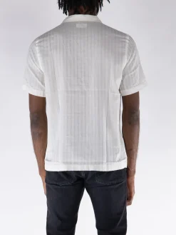 UNIVERSAL WORKS Camicie<CAMICIA SHORTSLEEVE ROAD Bianco