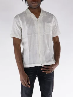 UNIVERSAL WORKS Camicie<CAMICIA SHORTSLEEVE ROAD Bianco