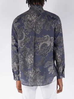 ETRO Camicie<CAMICIA SOHO Blu, Grigio, Nero