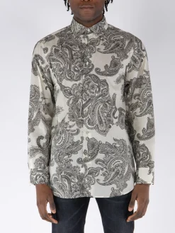 ETRO Camicie<CAMICIA SOHO Bianco, Nero