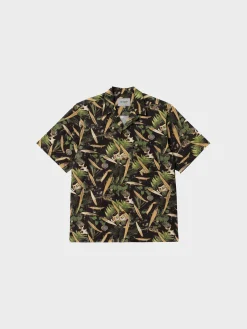 CARHARTT WIP Camicie<CAMICIA S/S LUMEN Beige, Nero, Verde