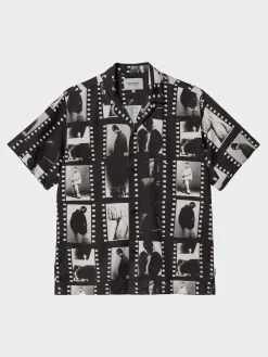 CARHARTT WIP Camicie<CAMICIA S/S PHOTO STRIP Grigio, Nero