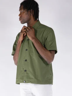 UNIVERSAL WORKS Camicie<CAMICIA TECH Verde