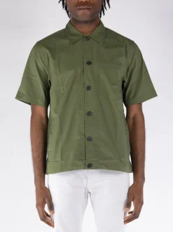 UNIVERSAL WORKS Camicie<CAMICIA TECH Verde