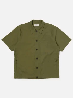 UNIVERSAL WORKS Camicie<CAMICIA TECH OVERSHIRT Verde