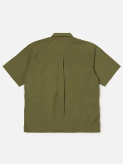 UNIVERSAL WORKS Camicie<CAMICIA TECH OVERSHIRT Verde
