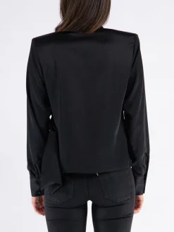 NINEMINUTES Camicie<CAMICIA THE GIA DOUBLE Nero