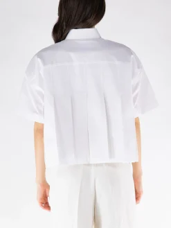 SACAI Camicie<CAMICIA THOMAS MASON COTTON POPLIN Bianco